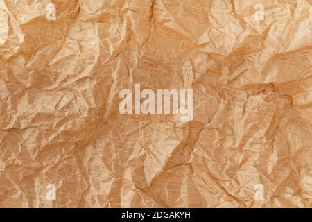 Closeup of parchment canvas. Wrapping paper material. Stock Photo
