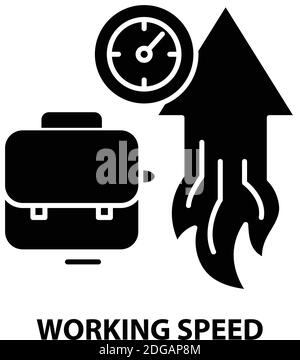 Cartoon men and women run to work vector illustration. Business success ...
