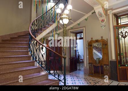 Can Prunera Museu Modernista Modern art museum in Soller, Mallorca, Spain Stock Photo