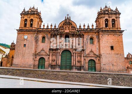 Cathedral of Cusco or The Cathedral Basilica of the Assumption of the Virgin in Cusco Stock Photo