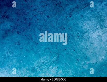 Blue grunge surface, concrete wall texture background. Stock Vector