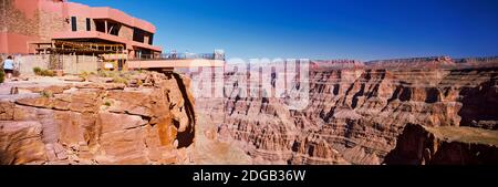 Grand Canyon Skywalk, Eagle Point, West Rim, Grand Canyon, Arizona, USA Stock Photo