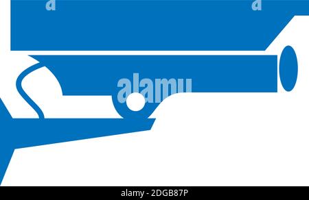 CCTV icon logo design vector template Stock Vector
