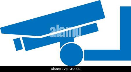 CCTV icon logo design vector template Stock Vector