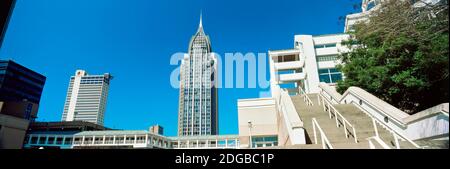 Low angle view of buildings, Mobile, Alabama, USA Stock Photo