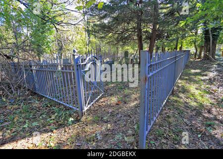 Old cemetery East Setauket Long Island New York Stock Photo