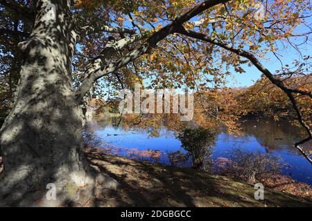 Frank Melville Memorial Park Setauket Long Island New York Stock Photo