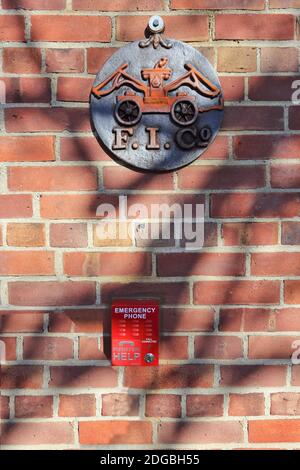 Outside the Stony Brook Fire Department Long Island New York Stock Photo
