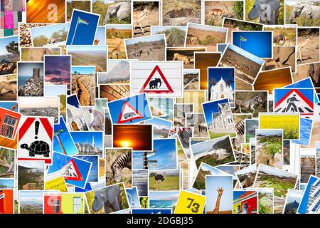 Images from all over the south africa Stock Photo