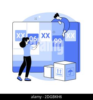 Harmonized System abstract concept vector illustration. Stock Vector