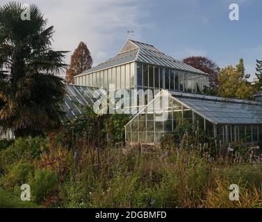 Autumn in an English Garden Stock Photo