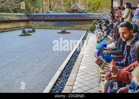 Ryoanji Buddhist Temple, Kyoto, Japan Stock Photo