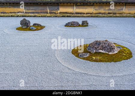 Ryoanji Buddhist Temple, Kyoto, Japan Stock Photo