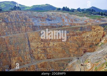 The Martha Gold Mine, Waihi, Coromandel Peninsula, Waikato Region, North Island, New Zealand Stock Photo