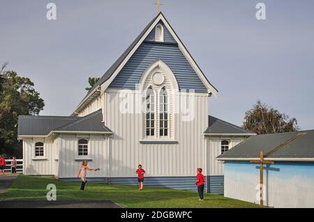 St.John's Anglican Church, Waihi, Coromandel Peninsula, Waikato Region, North Island, New Zealand Stock Photo