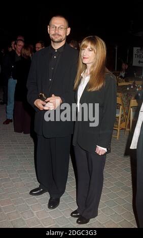 ARCHIVE: LOS ANGELES, CA. October 30, 1995: Cinematographer Janusz Kaminski & actress wife Holly Hunter at the premiere of 'Home for the Holidays' in Los Angeles. File photo © Paul Smith/Featureflash Stock Photo