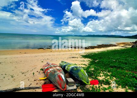 Yonehara Beach, Low Tide, Empty, Ishigaki, Yahema Islands, Ryukyu Islands, Okinawa, Japan