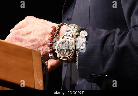 Gemini XII Apollo XI astronaut Buzz Aldrin wears rings and