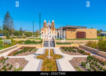 St Francis Xavier Cathedral in Gerladton, Australia Stock Photo