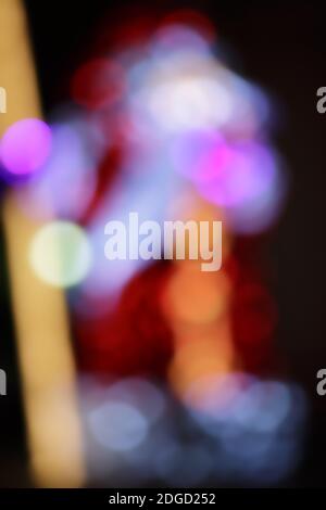 multicolored abstract blurred background photographed with defocus Stock Photo
