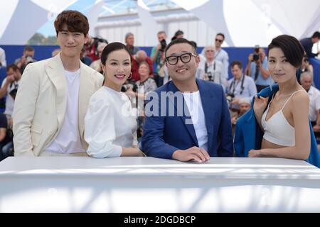 Sung Joon, Kim Ok-vin, Jung Byung-Gil and Kim Seo Hyung attending The Villainess photocall as part of the 70th Cannes Film Festival in Cannes, France on May 21, 2017. Photo by Aurore Marechal/ABACAPRESS.COM Stock Photo