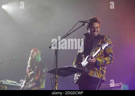 Singer/songwriter Matthieu Chedid, -M- performs during the 70th annual Cannes Film Festival at on May 21, 2017 in Cannes, France. Photo by David Boyer/ABACAPRESS.COM Stock Photo