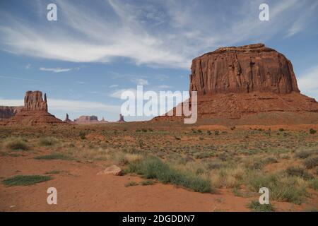 In USA inside the monument valley Stock Photo