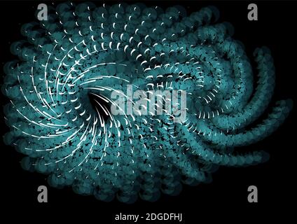 fireworks vector illustration isolated on black background Stock Vector