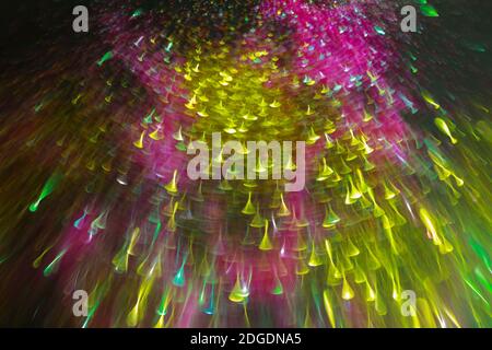 Defocused light dots abstract background abstract multicolored glowing lights Stock Photo