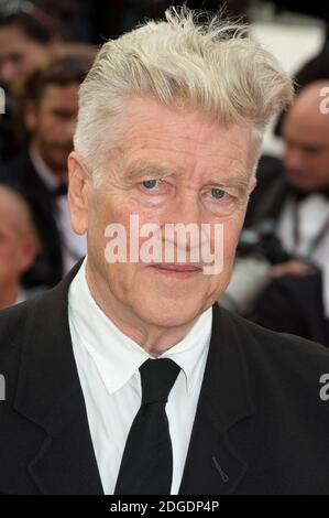 David Lynch arriving on the red carpet of 'Twin Peaks' screening held at the Palais Des Festivals in Cannes, France on May 25, 2017 as part of the 70th Cannes Film Festival. Photo by Nicolas Genin/ABACAPRESS.COM Stock Photo