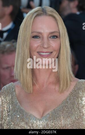 Uma Thurman attending the Closing Ceremony during the 70th annual Cannes Film Festival held at the Palais Des Festivals in Cannes, France on May 28, 2017 as part of the 70th Cannes Film Festival. Photo by Nicolas Genin/ABACAPRESS.COM Stock Photo