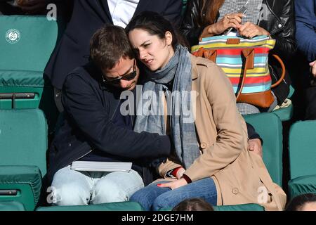 Actress Noemie Merlant and her boyfriend attend the 2017 French Tennis Open  at Roland Garros on June 6, 2017 in Paris, France. Photo by Laurent  Zabulon/ABACAPRESS.COM Stock Photo - Alamy