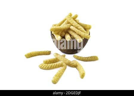 crispy prawn crackers in bowl Stock Photo - Alamy