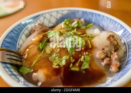 Taiwanese famous meatballs Stock Photo