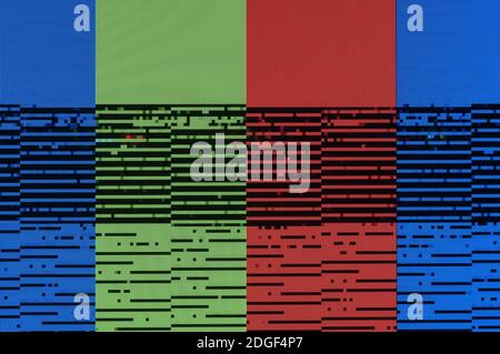 Abstract background, pattern of a digital glitch Stock Photo