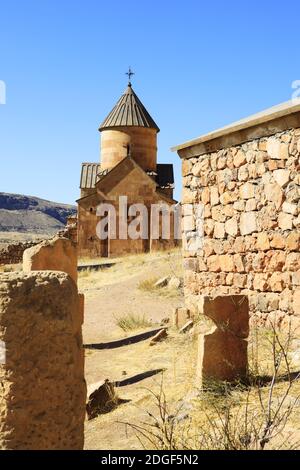 Noravank monastery, Surp Astvatsatsin, Armenia, Asia Stock Photo