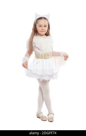 Cute little girl posing in studio Stock Photo