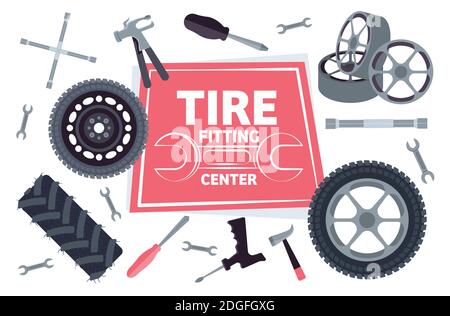 Car Maintenance Set Of Different Auto Accessories And Equipment On White  Background Isolated Vector Illustration Royalty Free SVG, Cliparts,  Vectors, and Stock Illustration. Image 66734956.