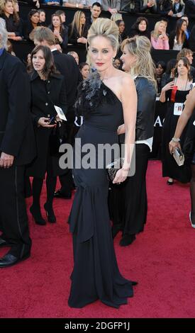 Sharon Stone arriving for the 83rd Academy Awards at the Kodak Theatre, Los Angeles. Stock Photo