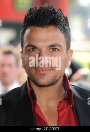 Peter Andre arriving at the TRIC Awards 2011, Grosvenor House Hotel, Park Lane, London. Stock Photo