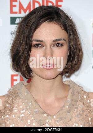 Keira Kightley arriving at the Empire Film Awards 2011, Grosvenor House