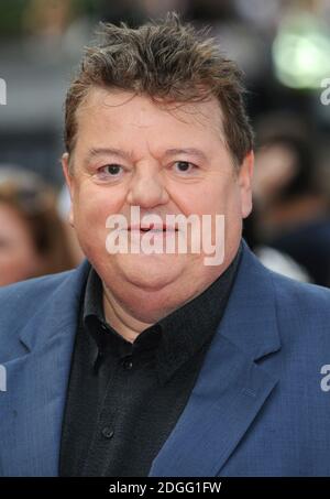 Robbie Coltrane at the World Premiere of Harry Potter and the Deathly Hallows - Part 2, Trafalgar Square, London. Stock Photo