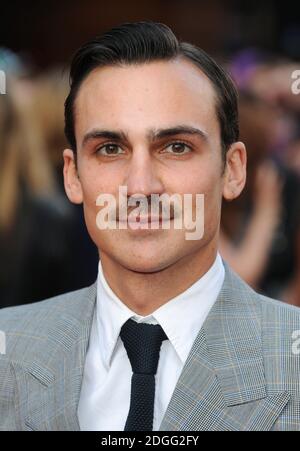 Henry Lloyd-Hughes arriving at the World Premiere of The Inbetweeners Movie, Vue Cinema, Leicester Square, London. Stock Photo