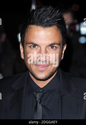 Peter Andre arriving at The Sun Military Awards 2011, also known as The Millies, The Imperial War Museum, London. Stock Photo