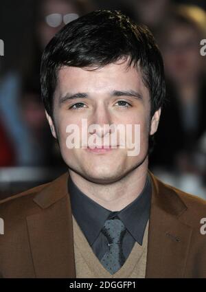 Josh Hutcherson at the European Premiere of Hunger Games, The O2 Arena, Greenwich, London. Stock Photo