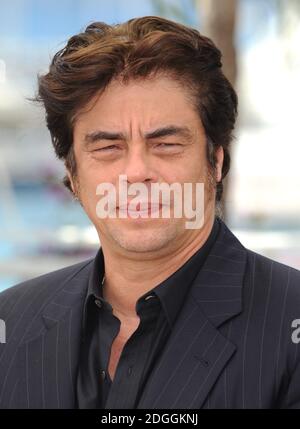 Benicio Del Toro at the photocall for 7 Dias En La Habana at the Palais de Festival. Part of the 65th Cannes Film Festival. Stock Photo