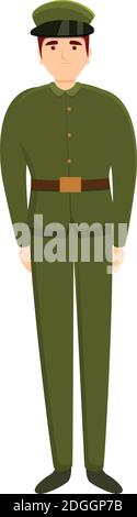 Old military uniform icon. Cartoon of old military uniform vector icon for web design isolated on white background Stock Vector