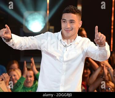 Ashley McKenzie arriving at the Celebrity Big Brother House 2012, Elstree Studios, Borehamwood, Hertfordshire.  Stock Photo