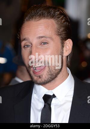 Matthias Schoenaerts arriving at the Rust and Bone BFI Screening, Odeon West End Cinema, Leicester Square, London. Stock Photo