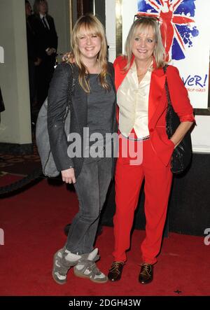 Twiggy and daughter arriving at the World Premiere of Viva Forever!, Piccadilly Theatre, London. Stock Photo